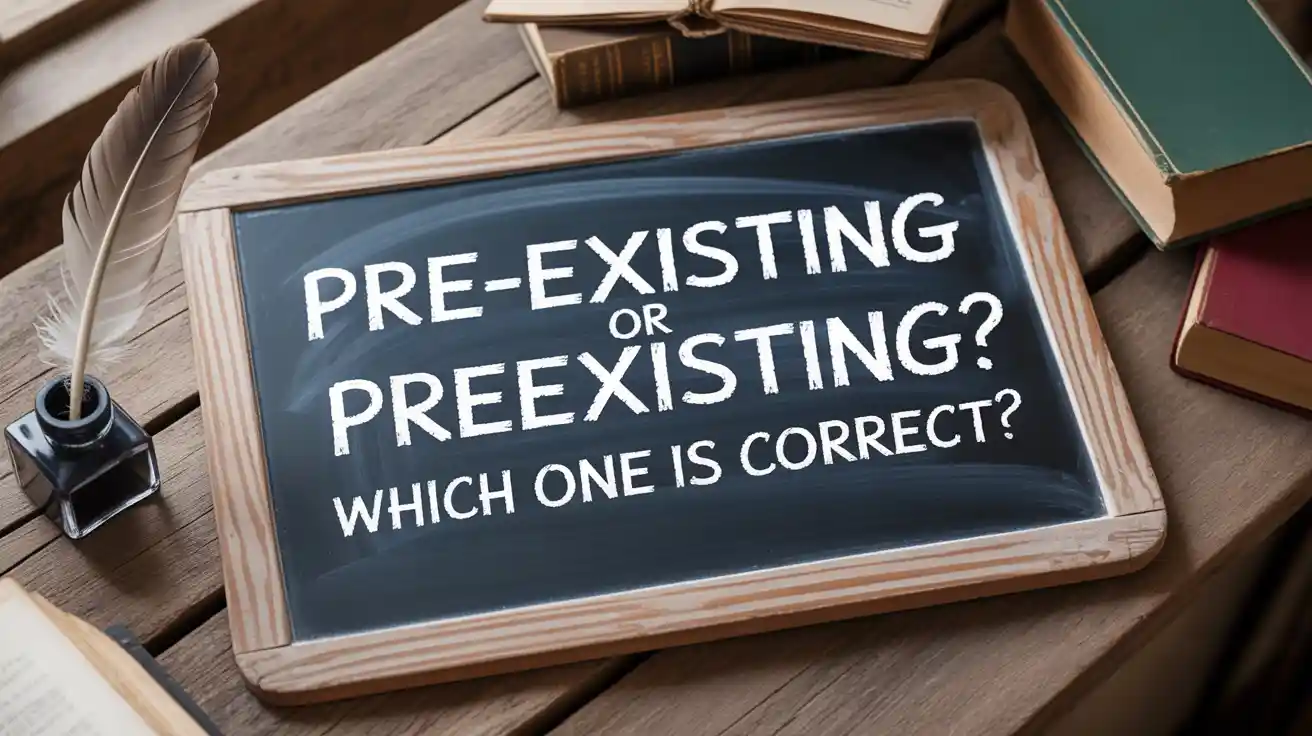 Pre-Existing or Preexisting: Which One is Correct?