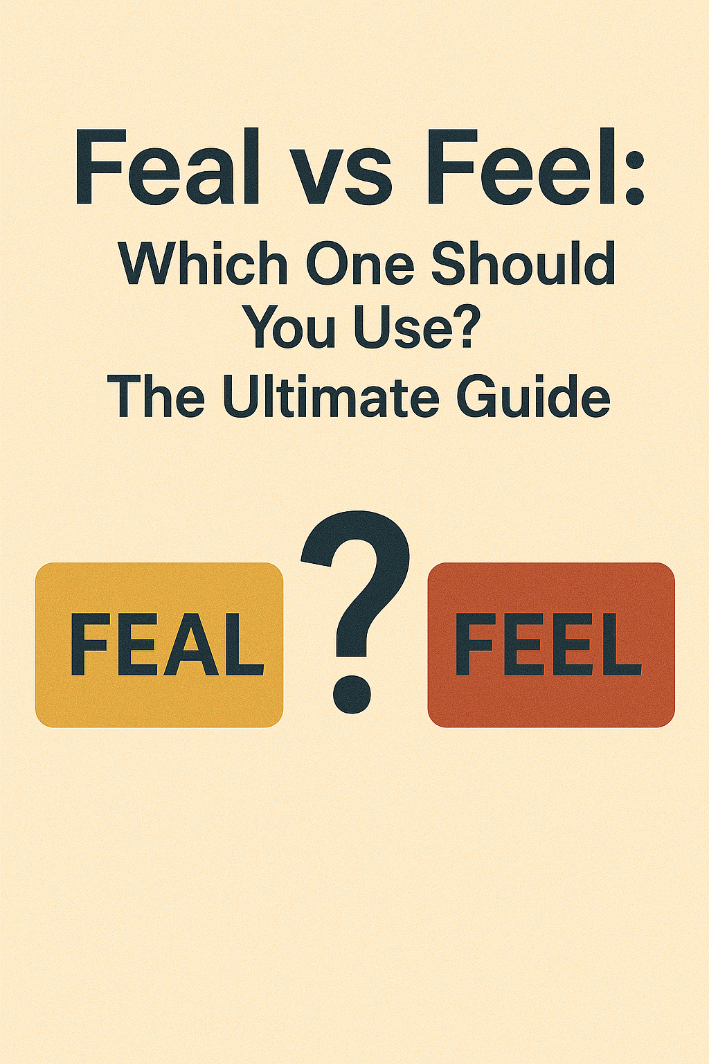 Feal vs Feel: Which One Should You Use? (The Ultimate Guide)