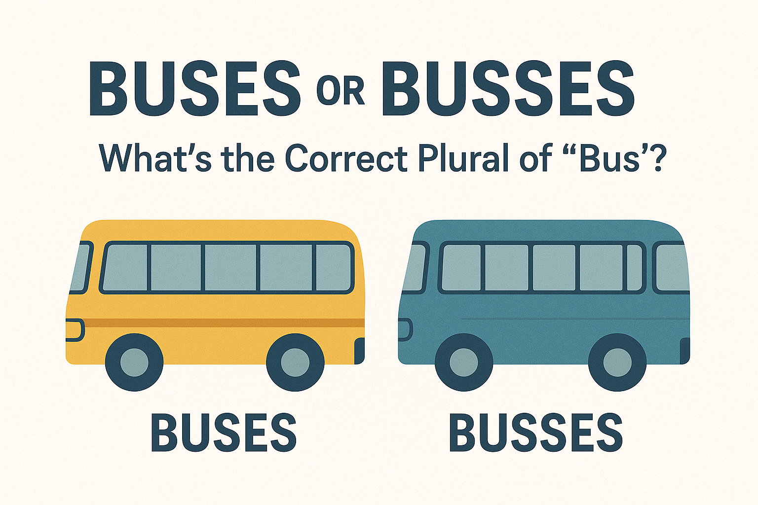 Buses or Busses