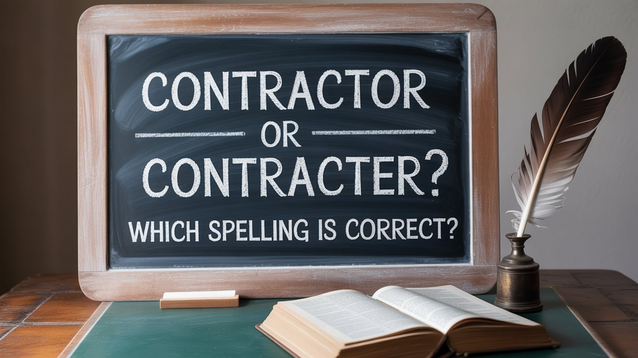 Contractor or Contracter: Which Spelling is Correct?
