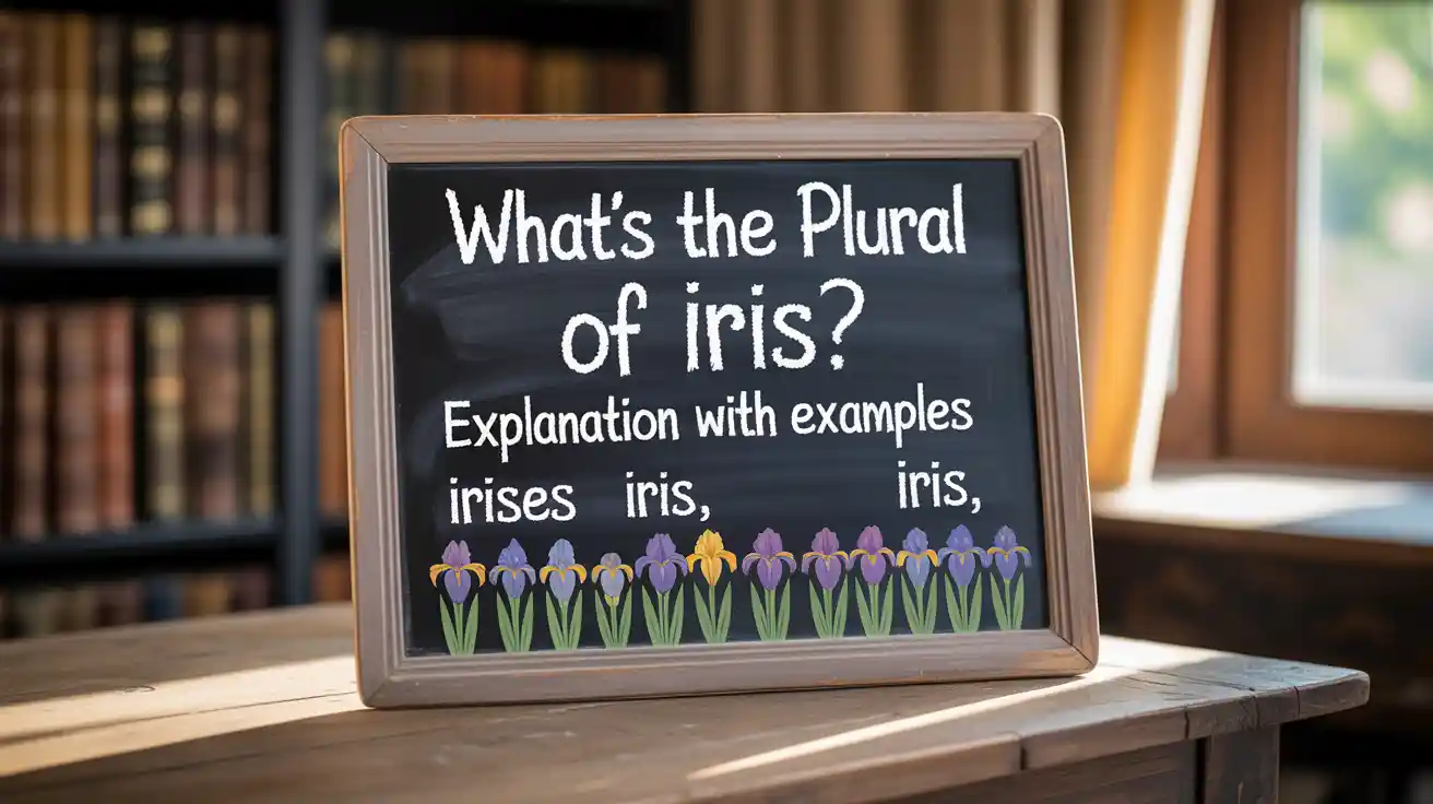 What’s the Plural of Iris? (Irises or Irides Explained with Examples)