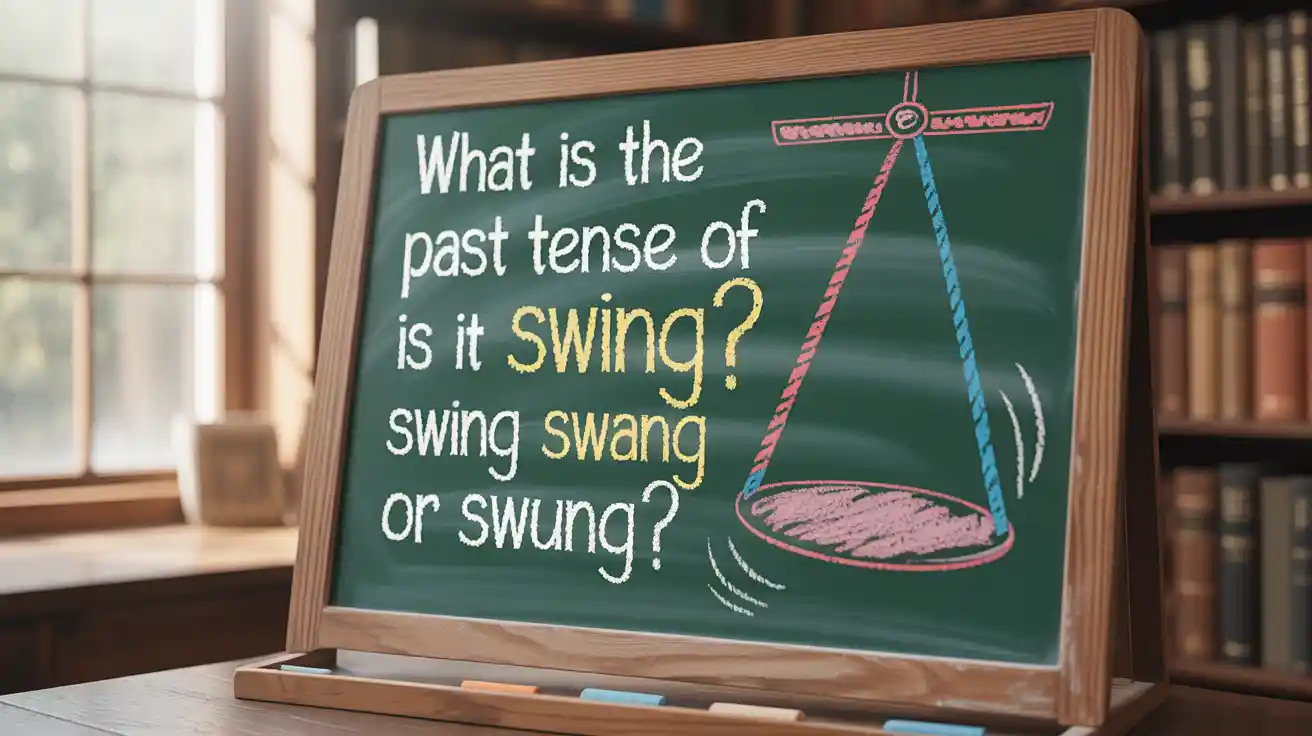 What is the Past Tense of Swing? Is it Swing, Swang, or Swung?